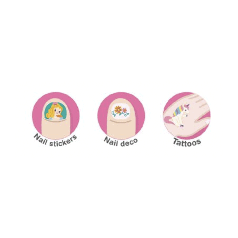 Nail Stickers and Tattoos | Princess