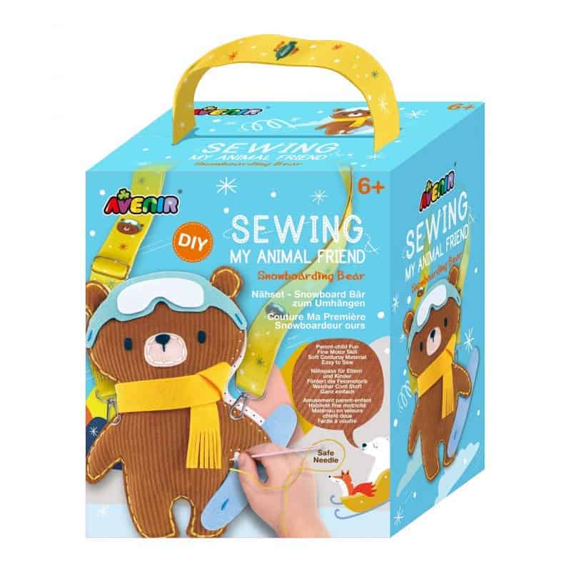 Sewing My Animal Friend | Snowboarding Bear
