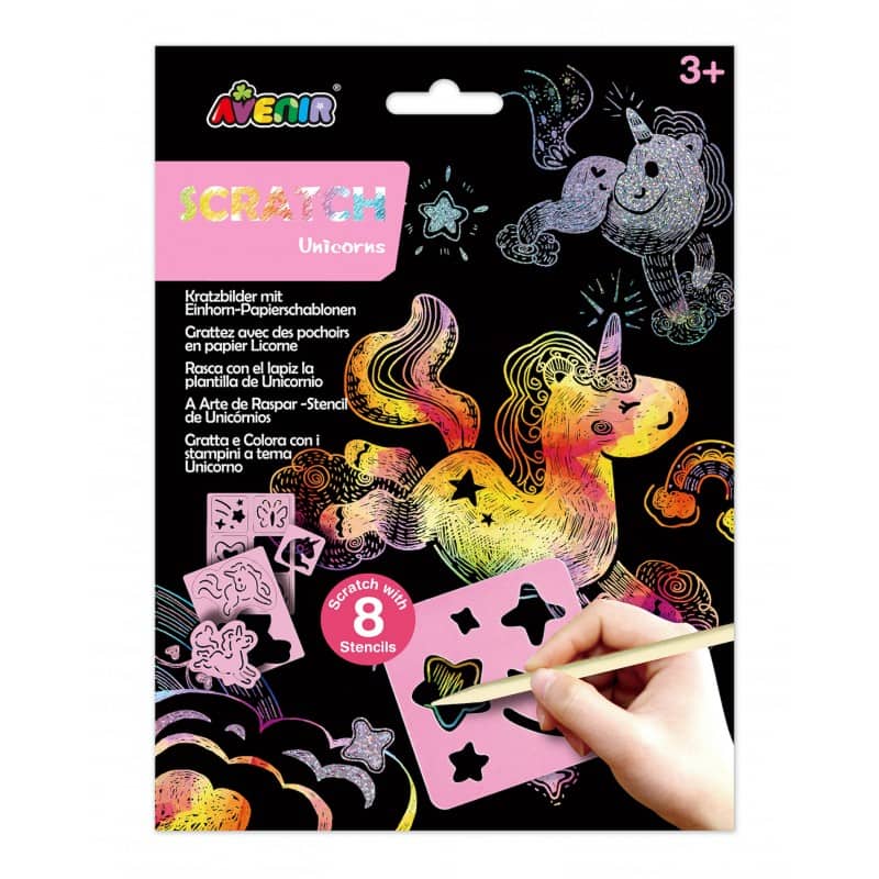 Scratch with Stencil | Unicorns