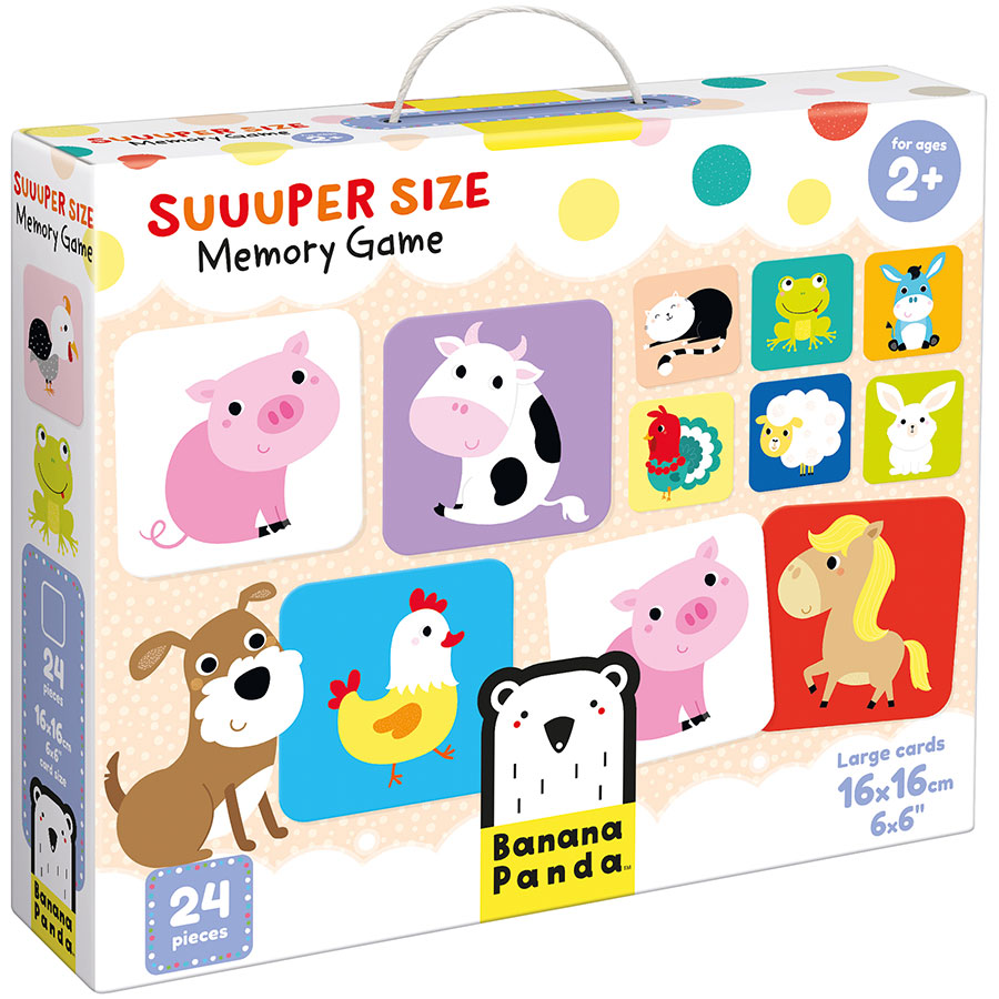 Suuuper Size | Memory Game | Farm Animals | Banana Panda