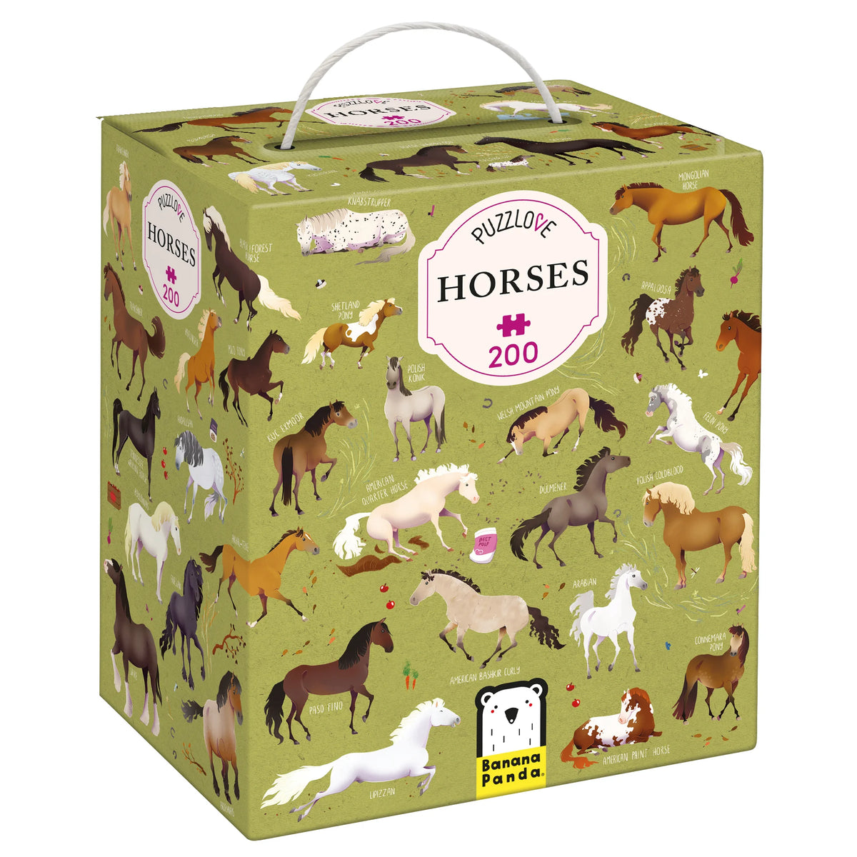 Puzzlove | Horses | Banana Panda