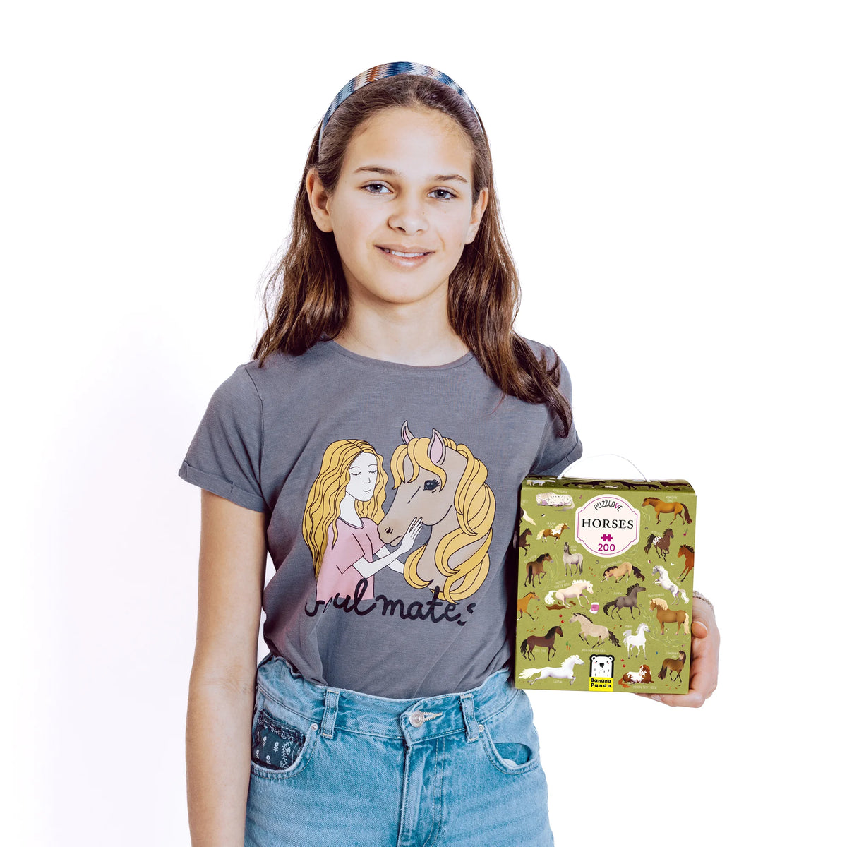 Puzzlove | Horses | Banana Panda