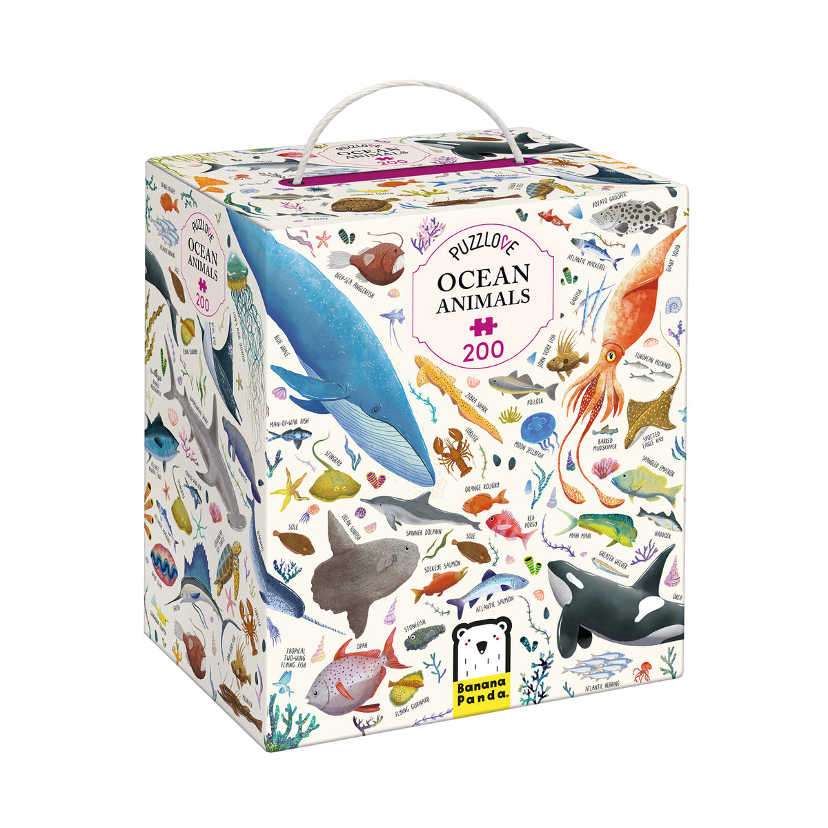 Puzzlove | Ocean Animals | Banana Panda