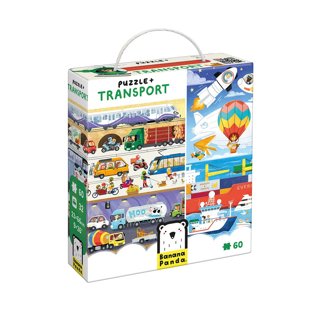 Puzzle + | Transport | Banana Panda