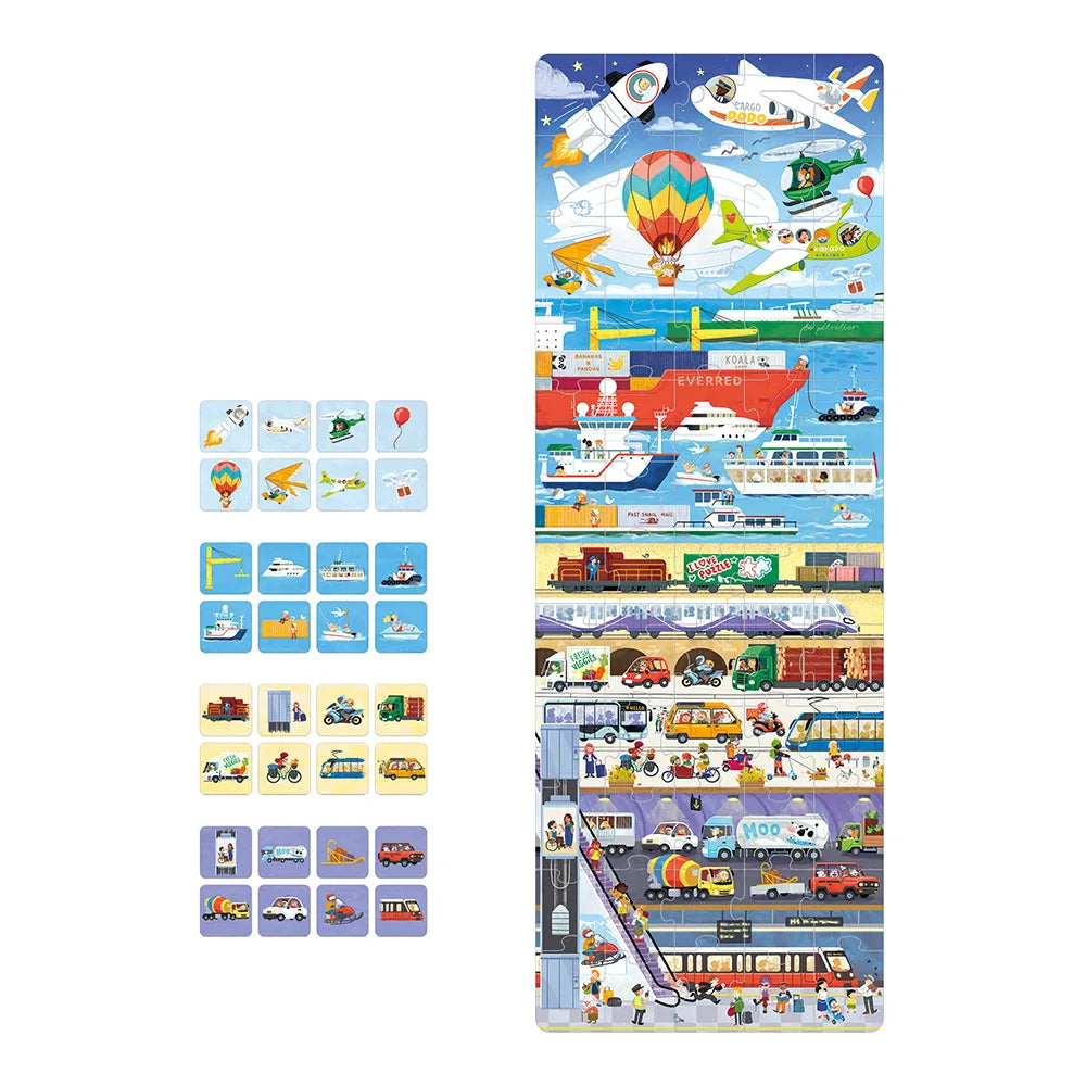Puzzle + | Transport | Banana Panda
