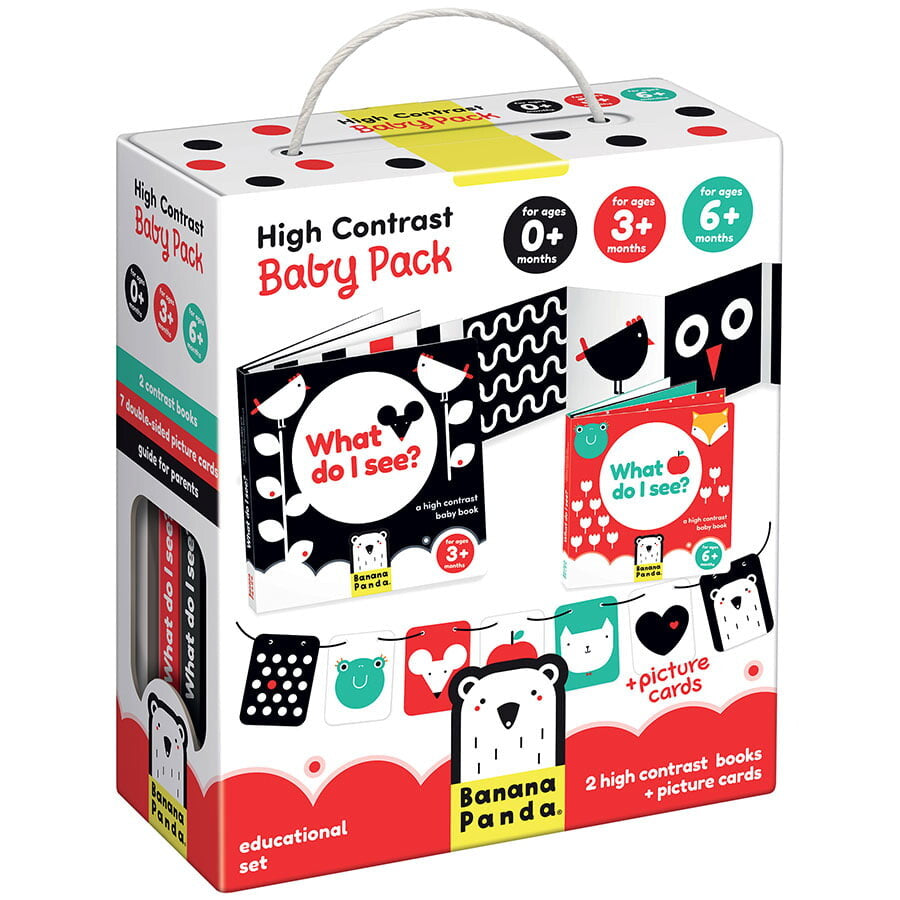 High Contrast | Baby | Banana Panda