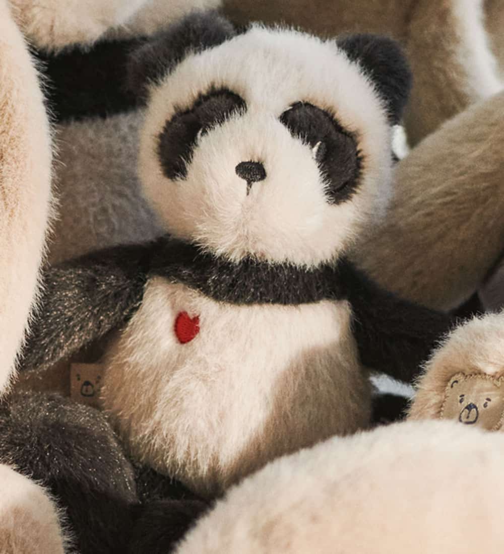 Berto Panda Teddy | Sandy / Dark grey
