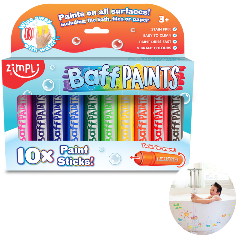 Baff Paints | Canetas de Banho