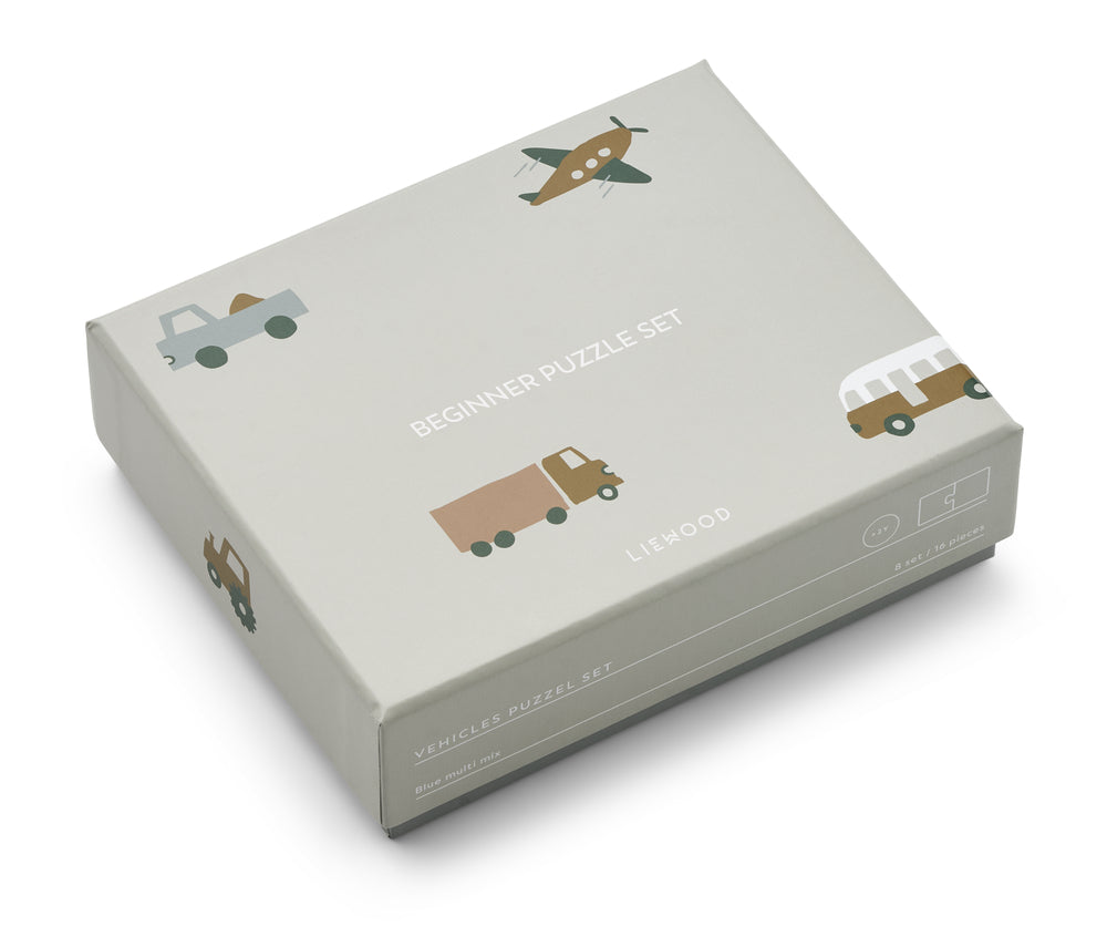 Puzzle | Brett | Vehicles / Dove blue