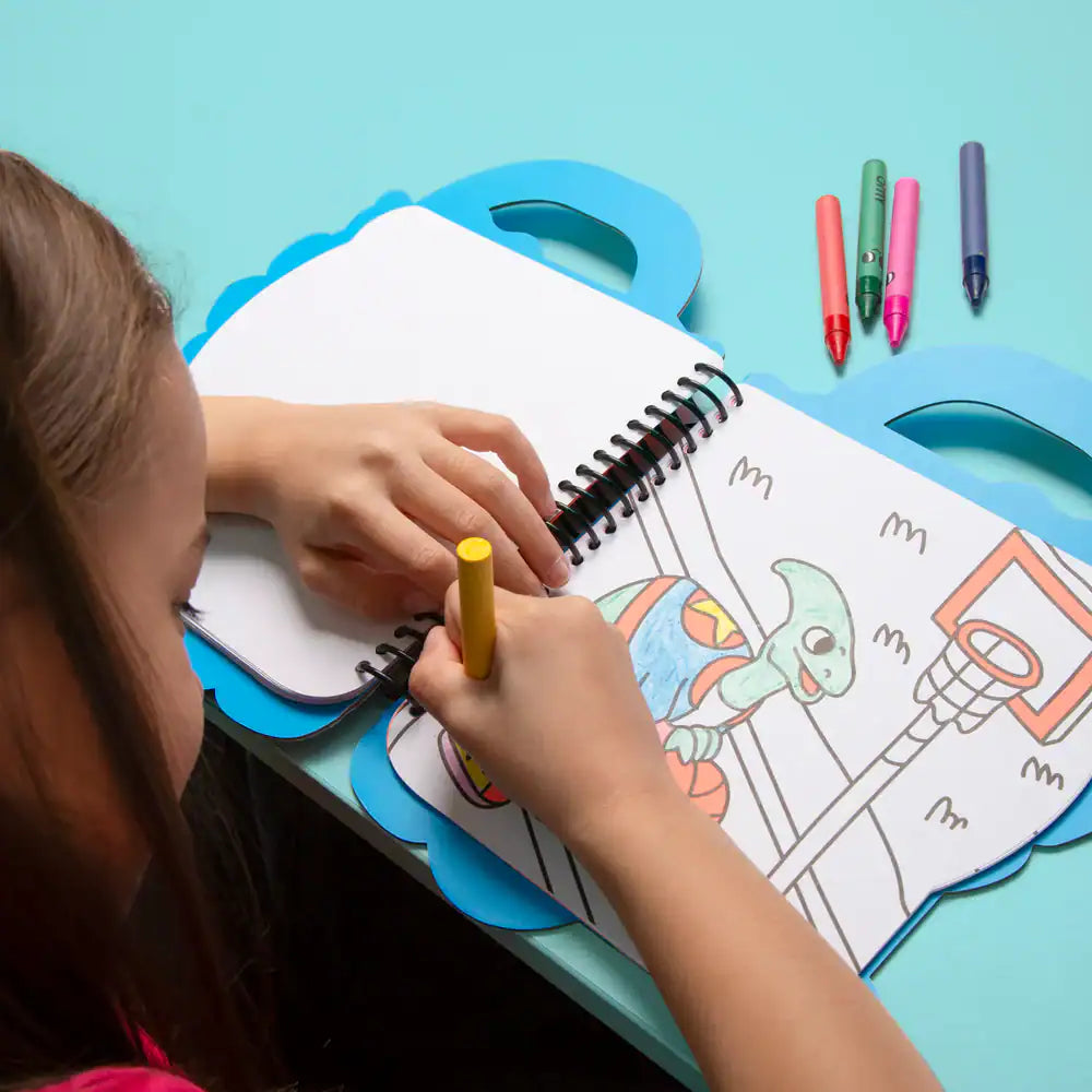 Super Coloring & Stickers Book | Dino