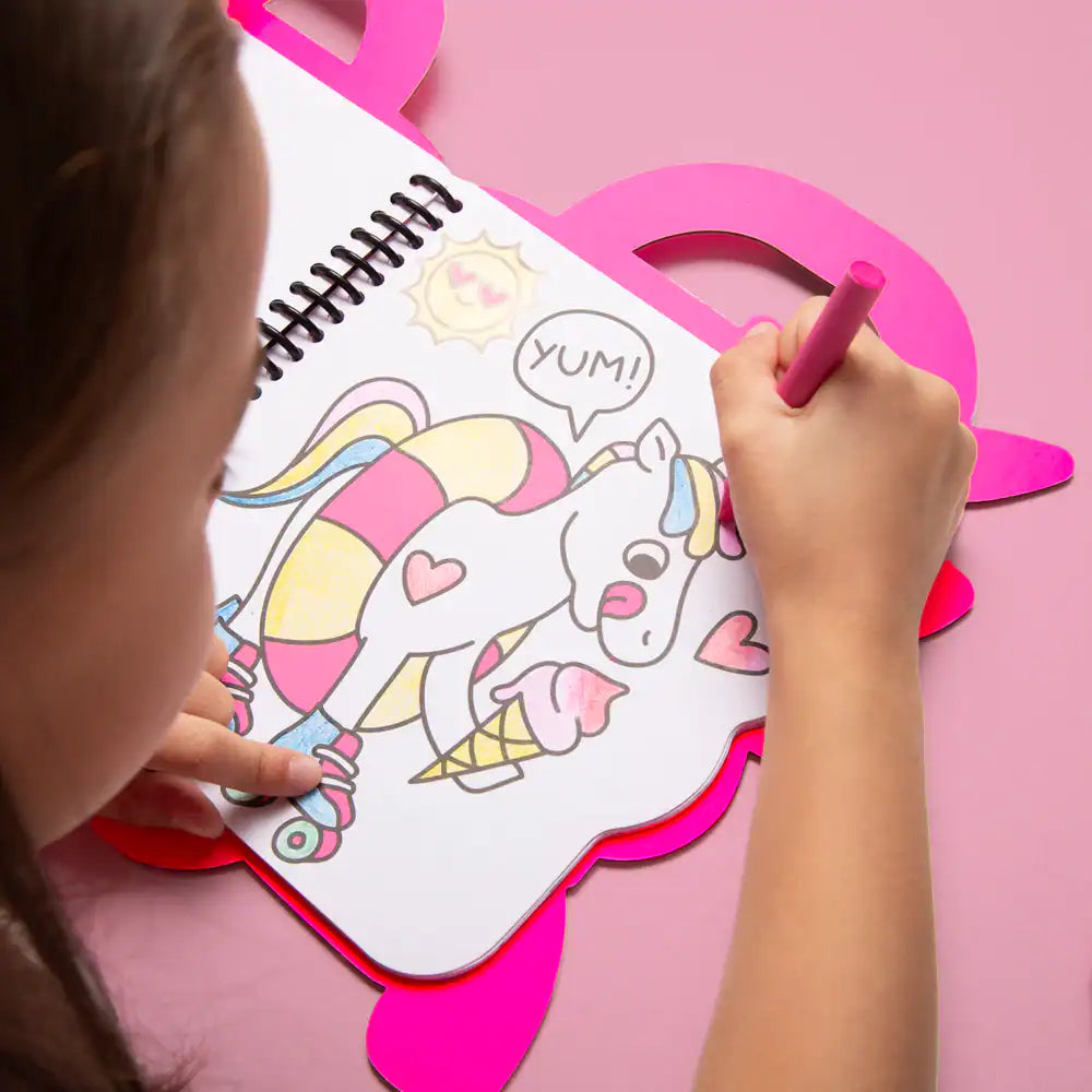 Super Coloring & Stickers Book | Lily