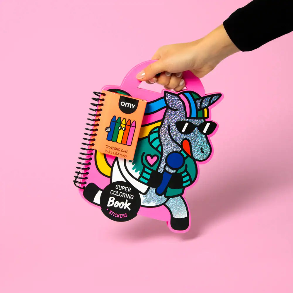 Super Coloring & Stickers Book | Lily