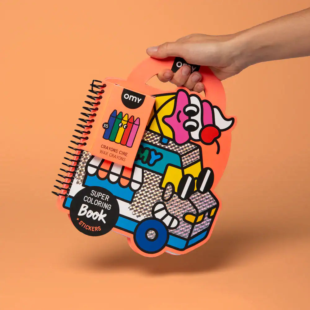 Super Coloring & Stickers Book | Yummy