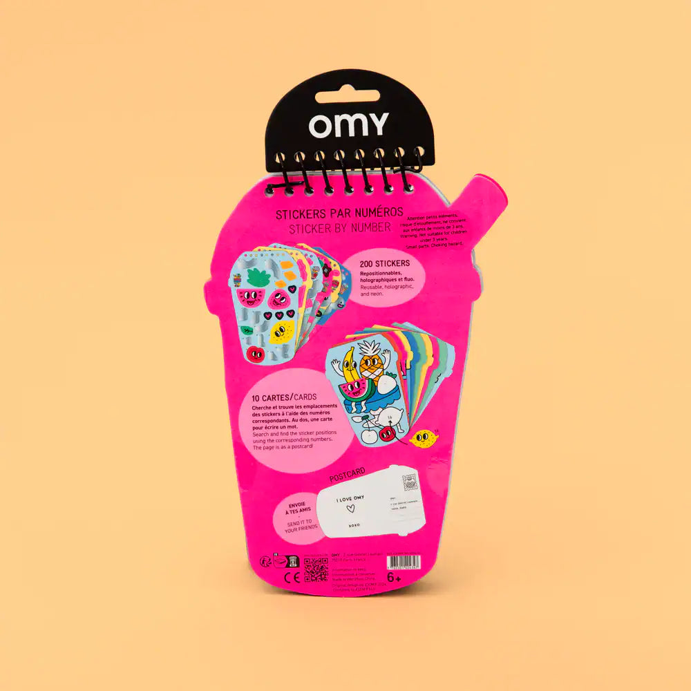 Sticker by Number | Bubble Tea