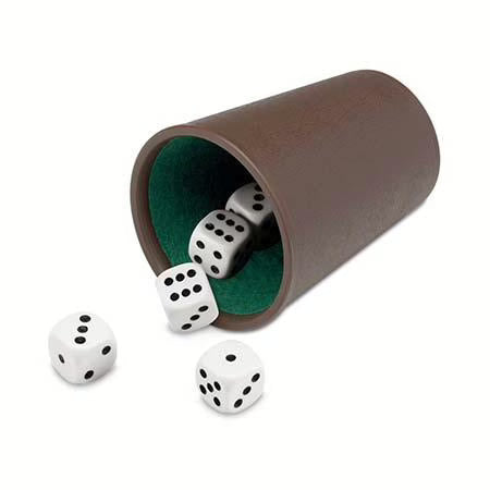 Copo Dados de Poker | 5 Dados de 5 Pontos
