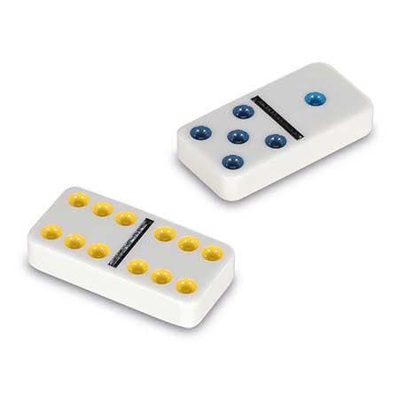 Jogo de Domino Duplo | 6 Cores