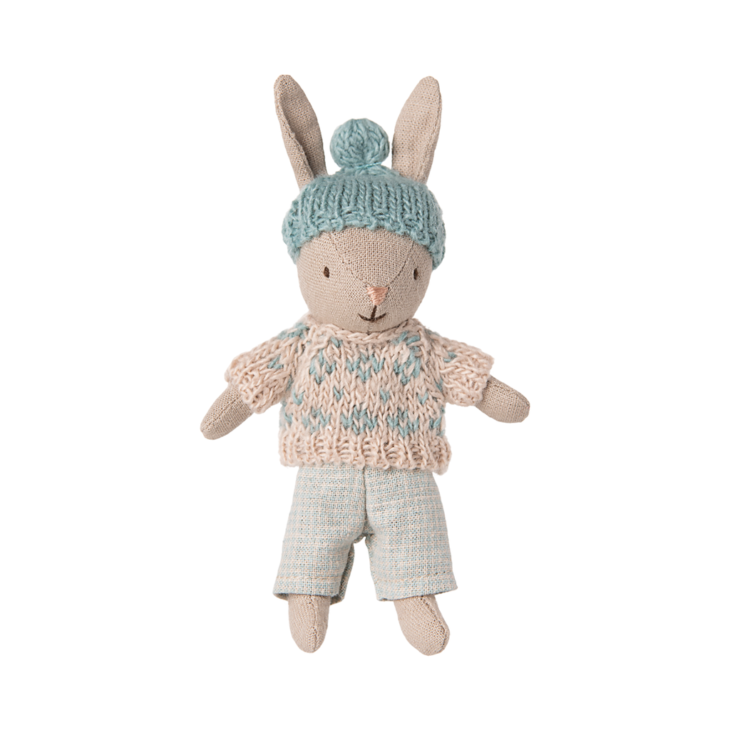 Coelho de Inverno Micro – Sand/Mint Maileg - imagem 3