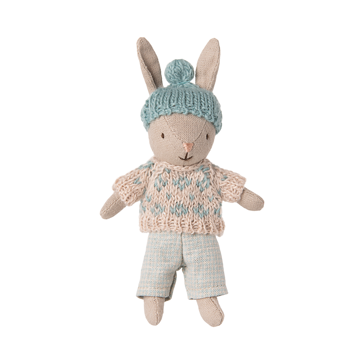 Coelho de Inverno Micro – Sand/Mint Maileg - imagem 3