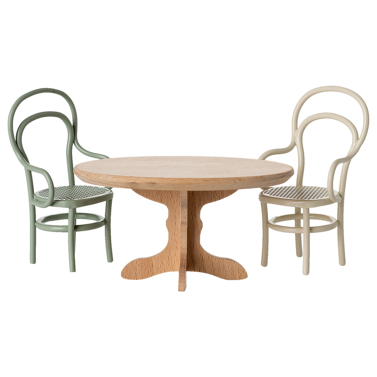 Mesa de Jantar Oval em Madeira para Ratinhos Nature Maileg - imagem 4
