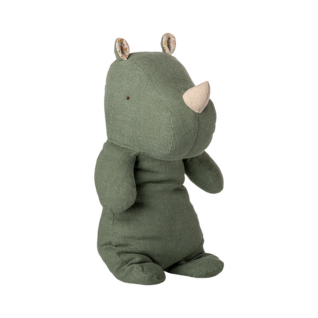 Rinoceronte de Peluche Médio Sage – Safari Friends Maileg - imagem 4