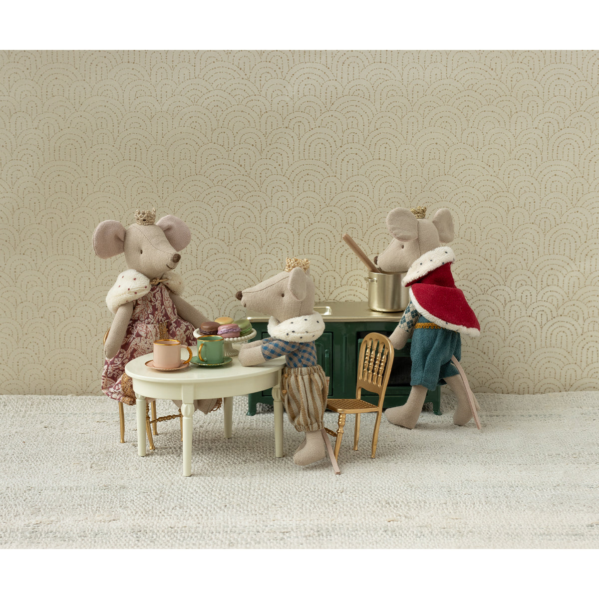 Mesa de Jantar Vintage Mouse – Off White Maileg - imagem 3