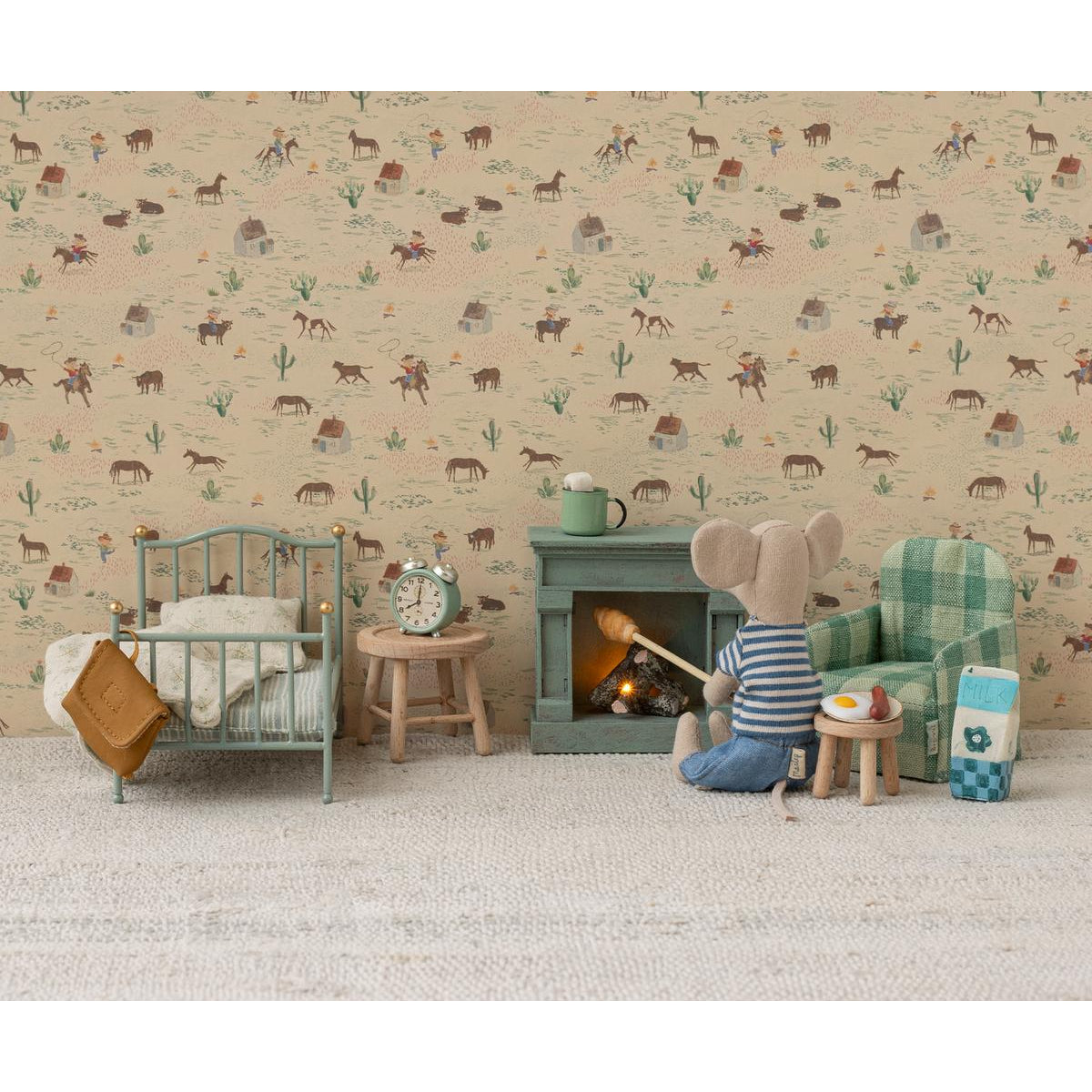 Lareira Mouse Blue Maileg - imagem 4