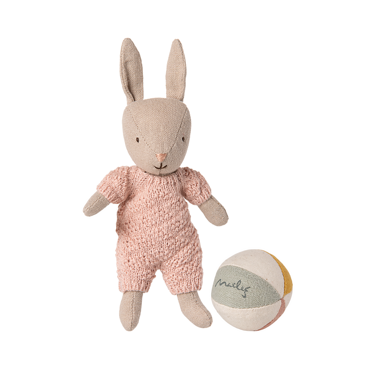 Conjunto Coelho Micro – Sand/Rose Maileg - imagem 3