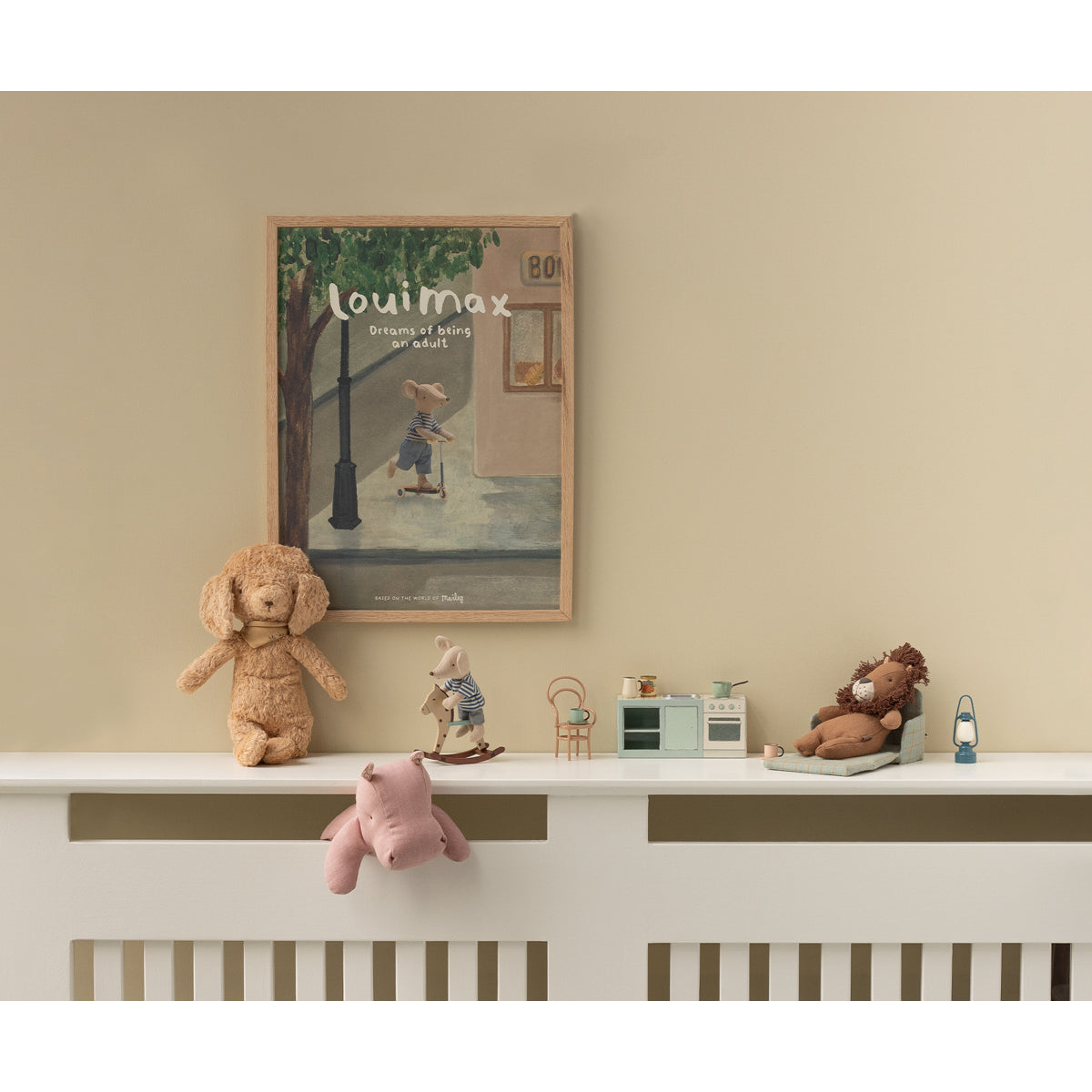 Hipopótamo de Peluche Pequeno Rose – Safari Friends Maileg - imagem 5