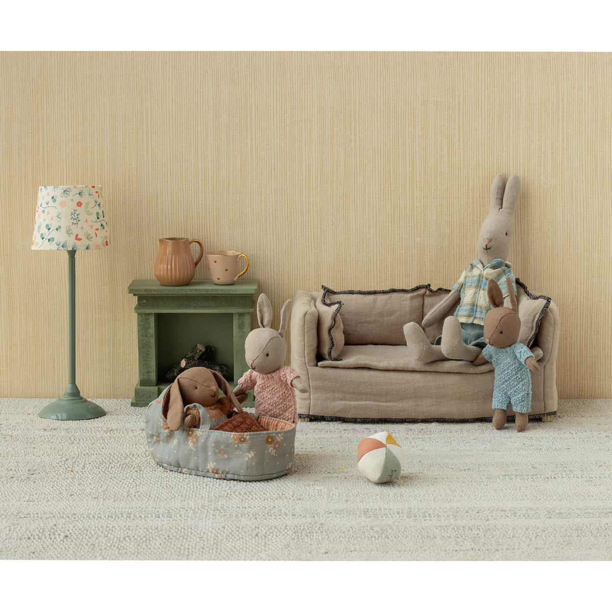 Conjunto Coelhinha Micro – Brown/Dusty Rose Maileg - imagem 4