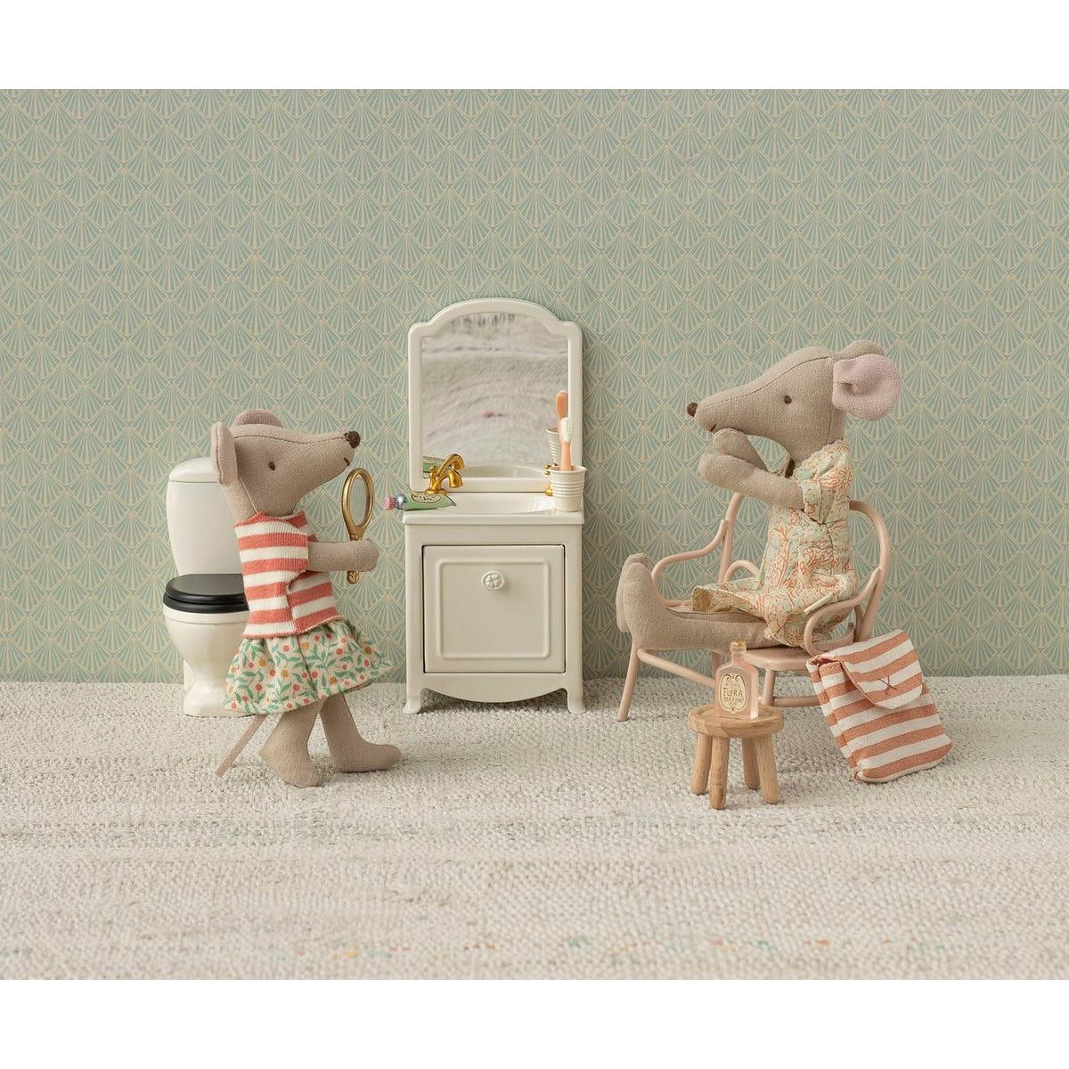 Móvel de Lavatório Mouse – Off White Maileg - imagem 6