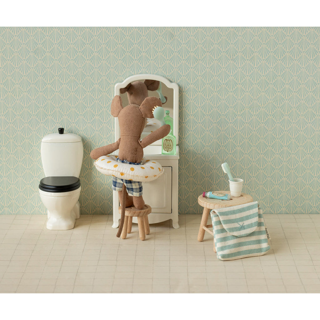 Ratinho de Praia com Boia Little Brother Yellow Dots Maileg - imagem 4