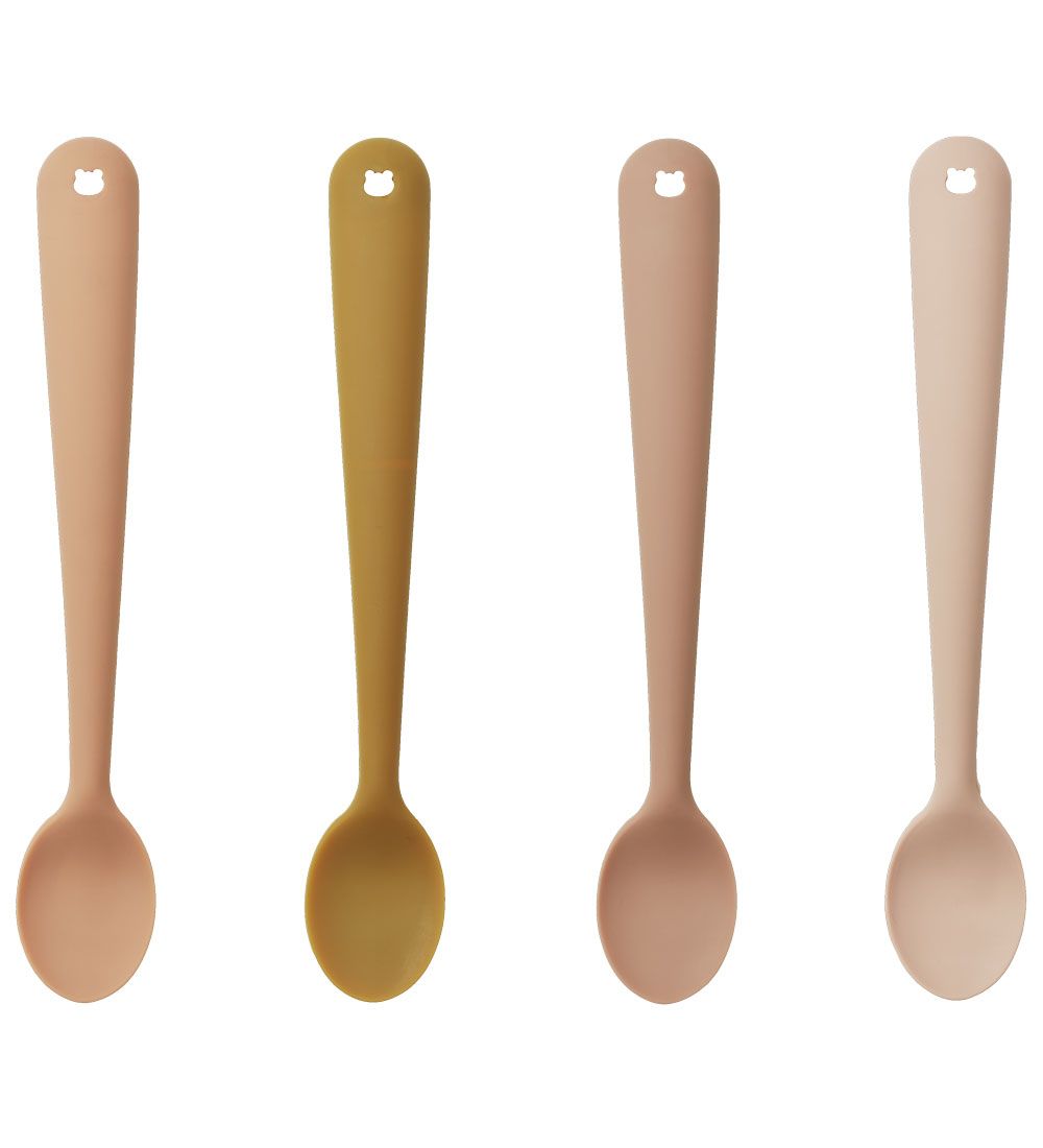 Pack 4 Silicone Spoon | Multi mix | Tuscany Rose