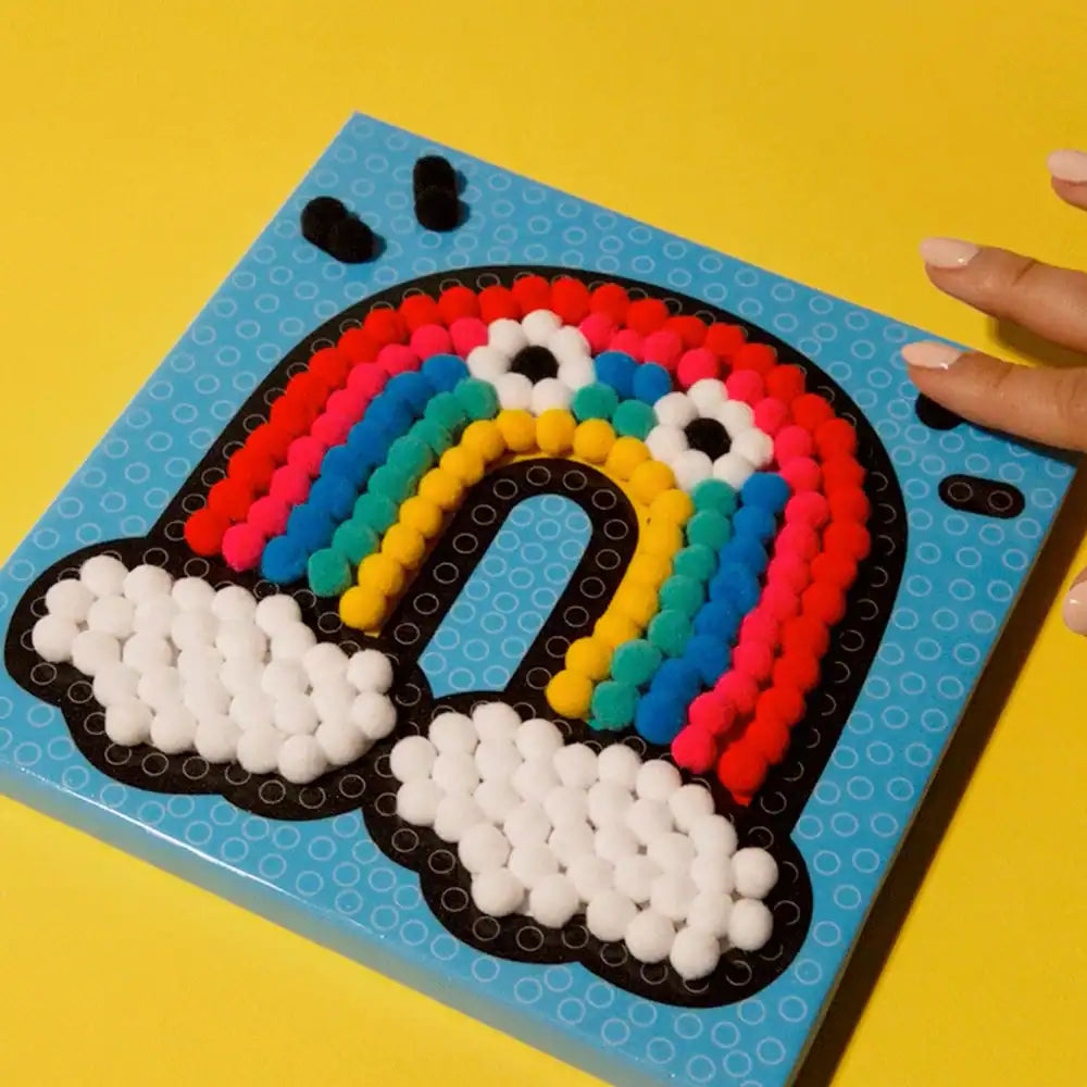 Pom Pom Art | Rainbow