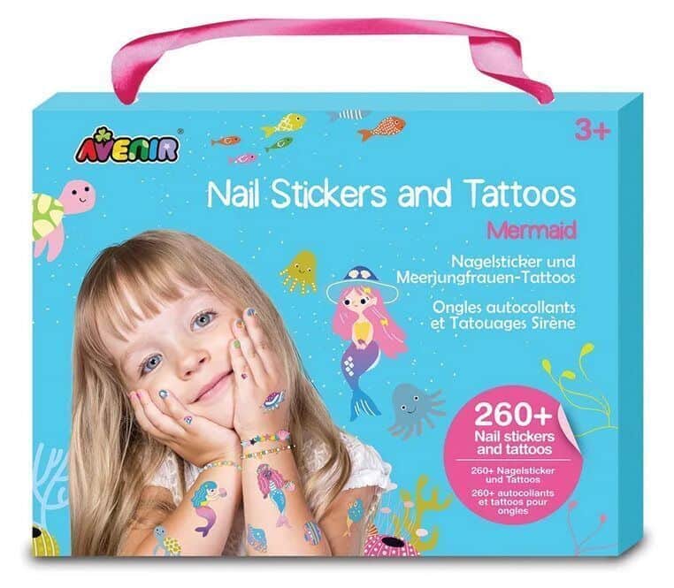 Avenir Nail Stickers and Tattoos – Mermaid – imagem 3