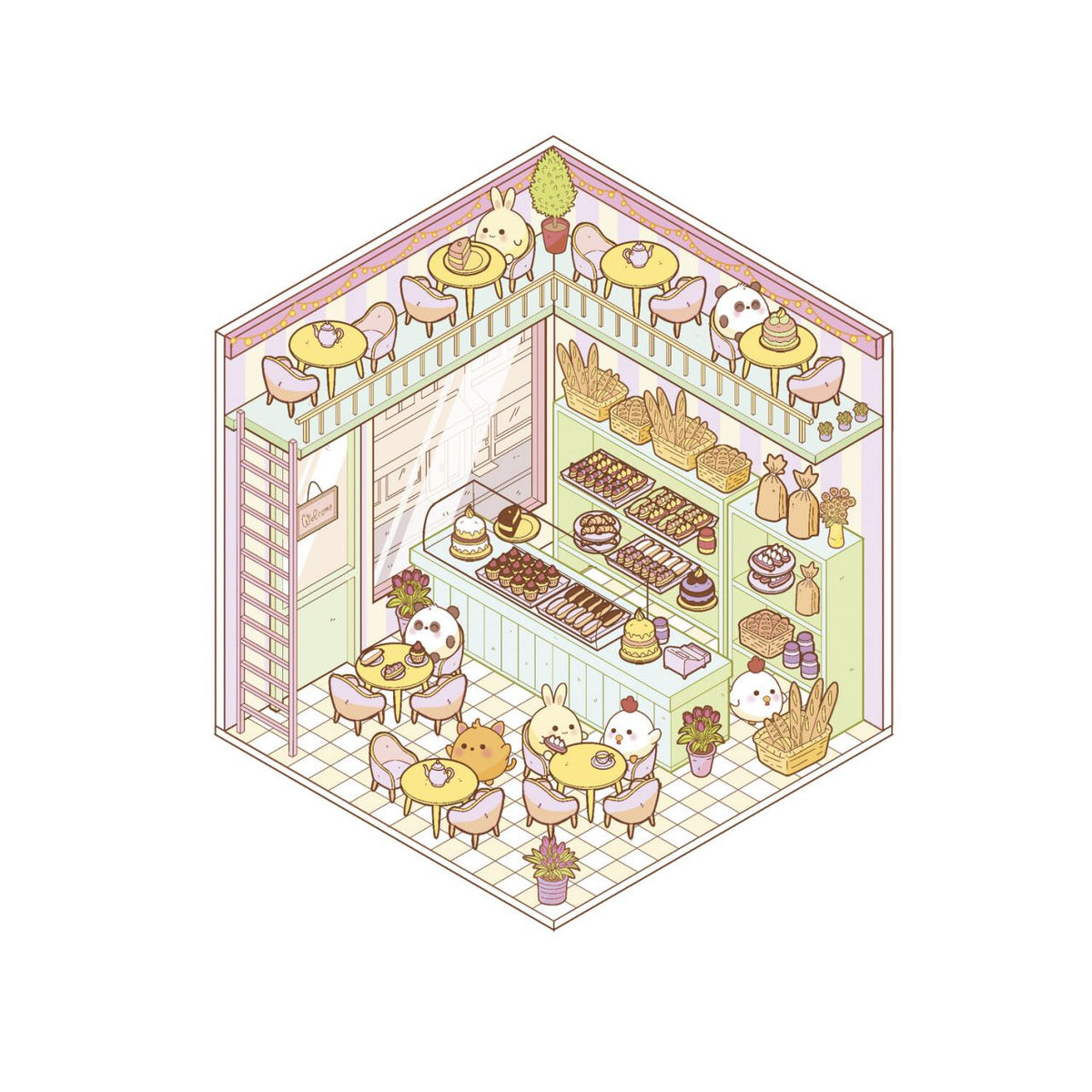 Cosy Stickers | Little Shops - Janod