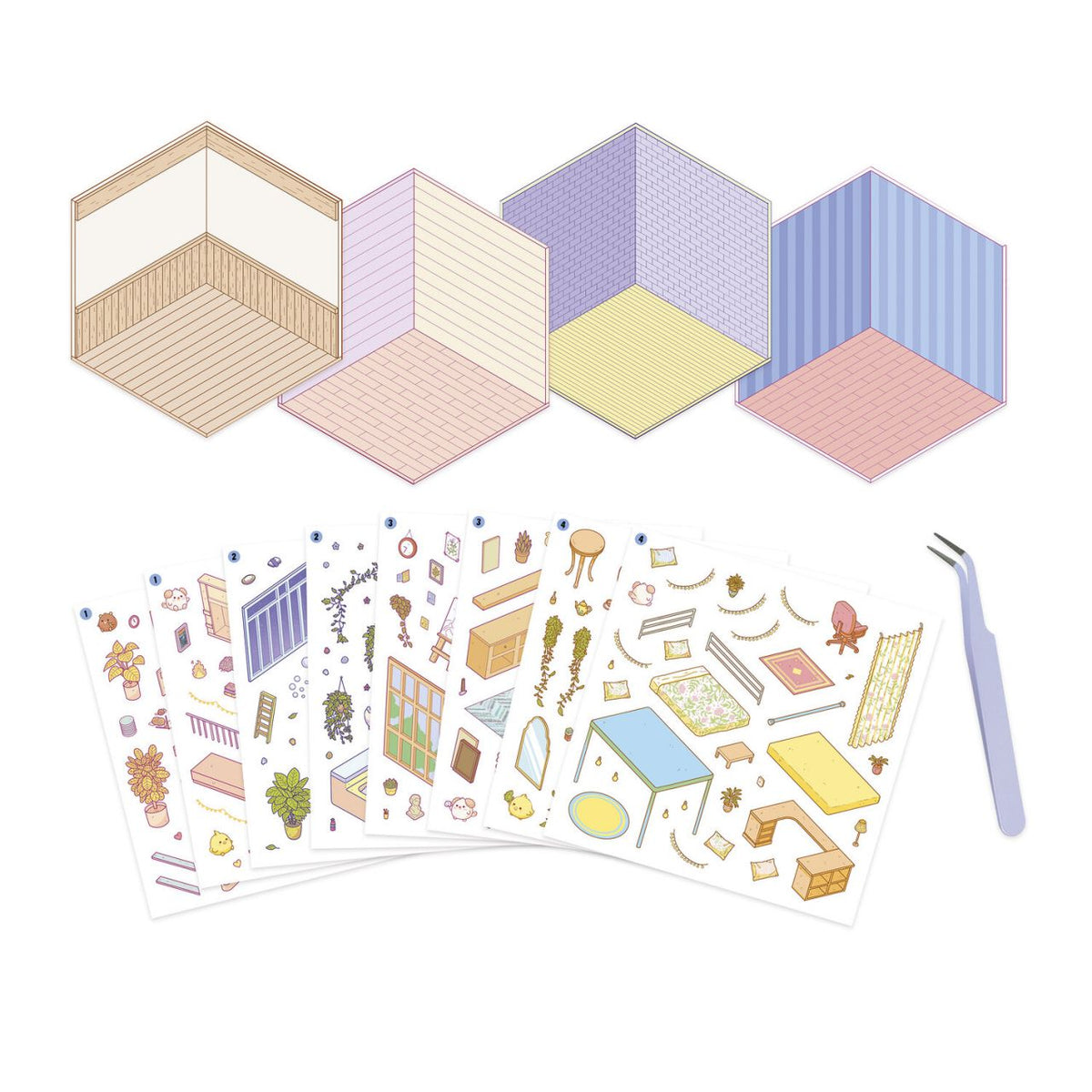 Cosy Stickers | Lovely Homes - Janod