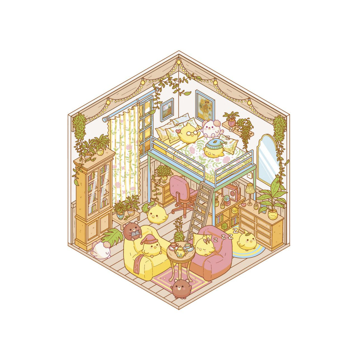 Cosy Stickers | Lovely Homes - Janod
