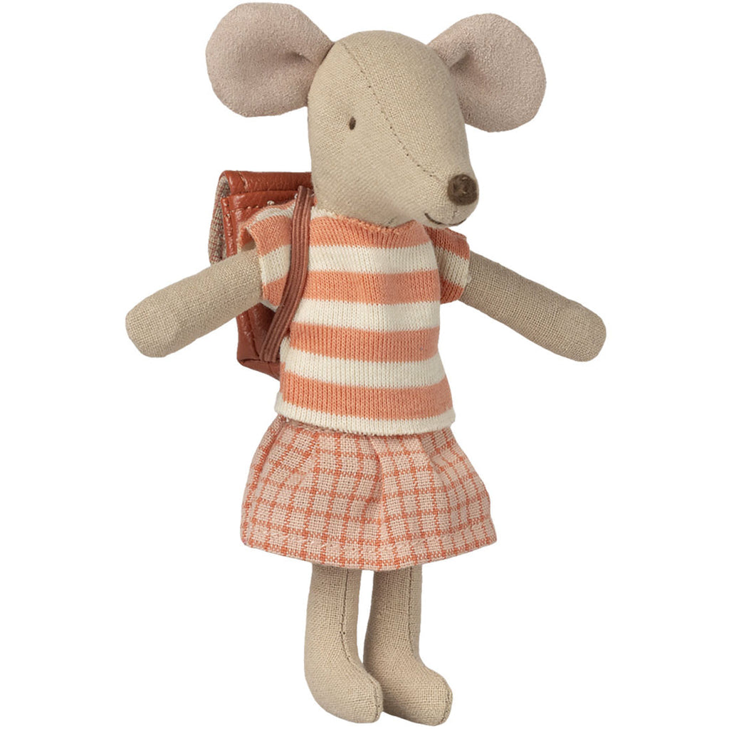 Tricycle Mouse | Maileg | Big Sister | Coral