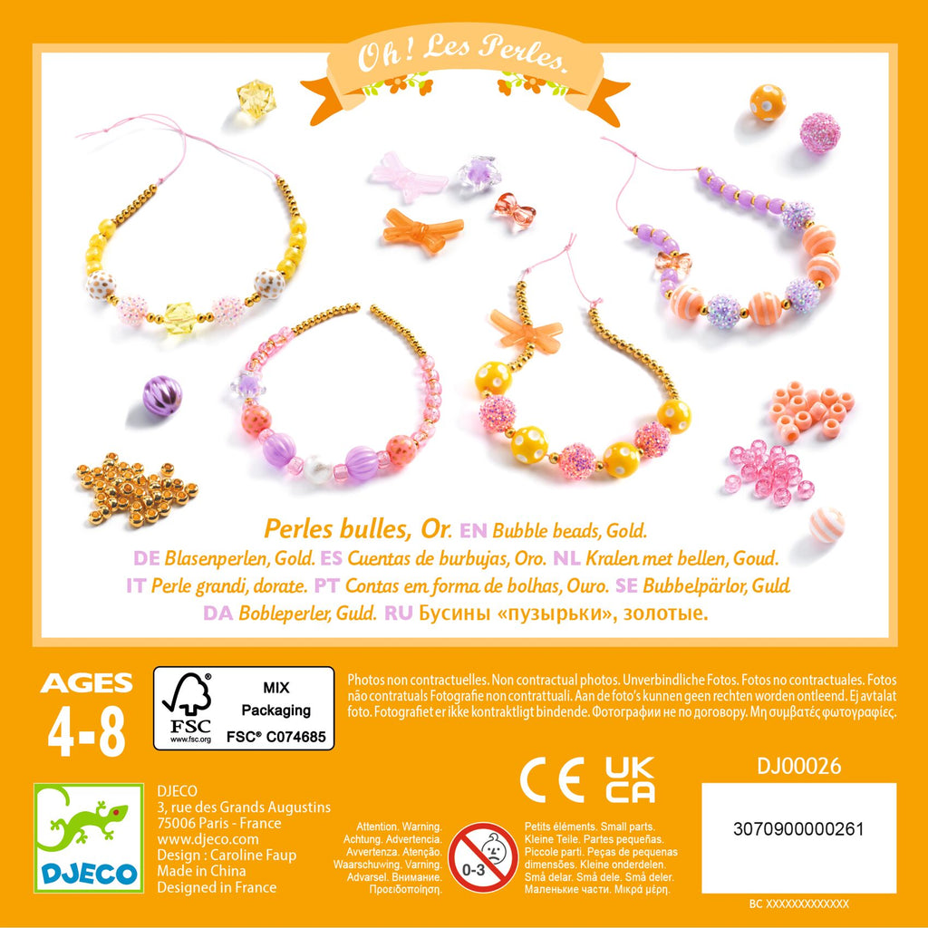 Bubble Gold  | Contas de Fantasia