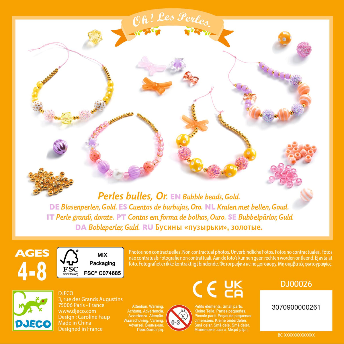 Bubble Gold  | Contas de Fantasia