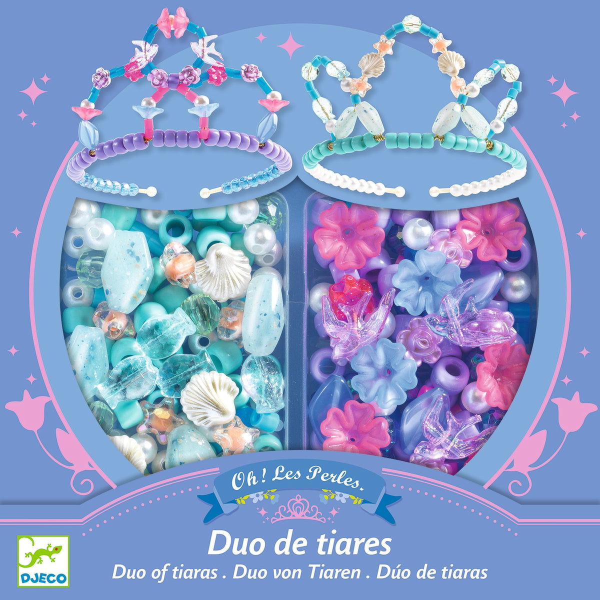 Kit para Criar 2 Tiaras | Azul