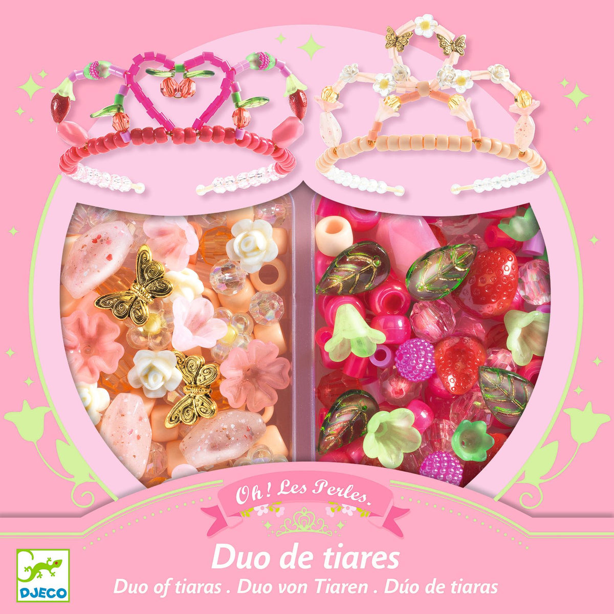 Kit para Criar 2 Tiaras | Rosa