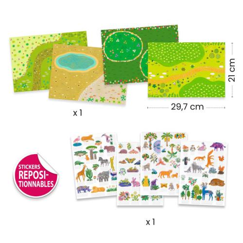 Autocolantes Lift-Up 3D | Animais