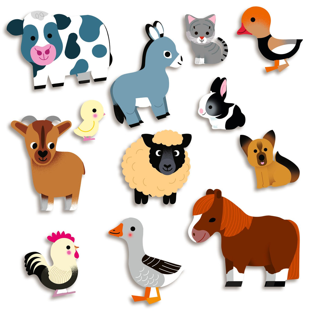 Animais da Quinta | 62 Autocolantes