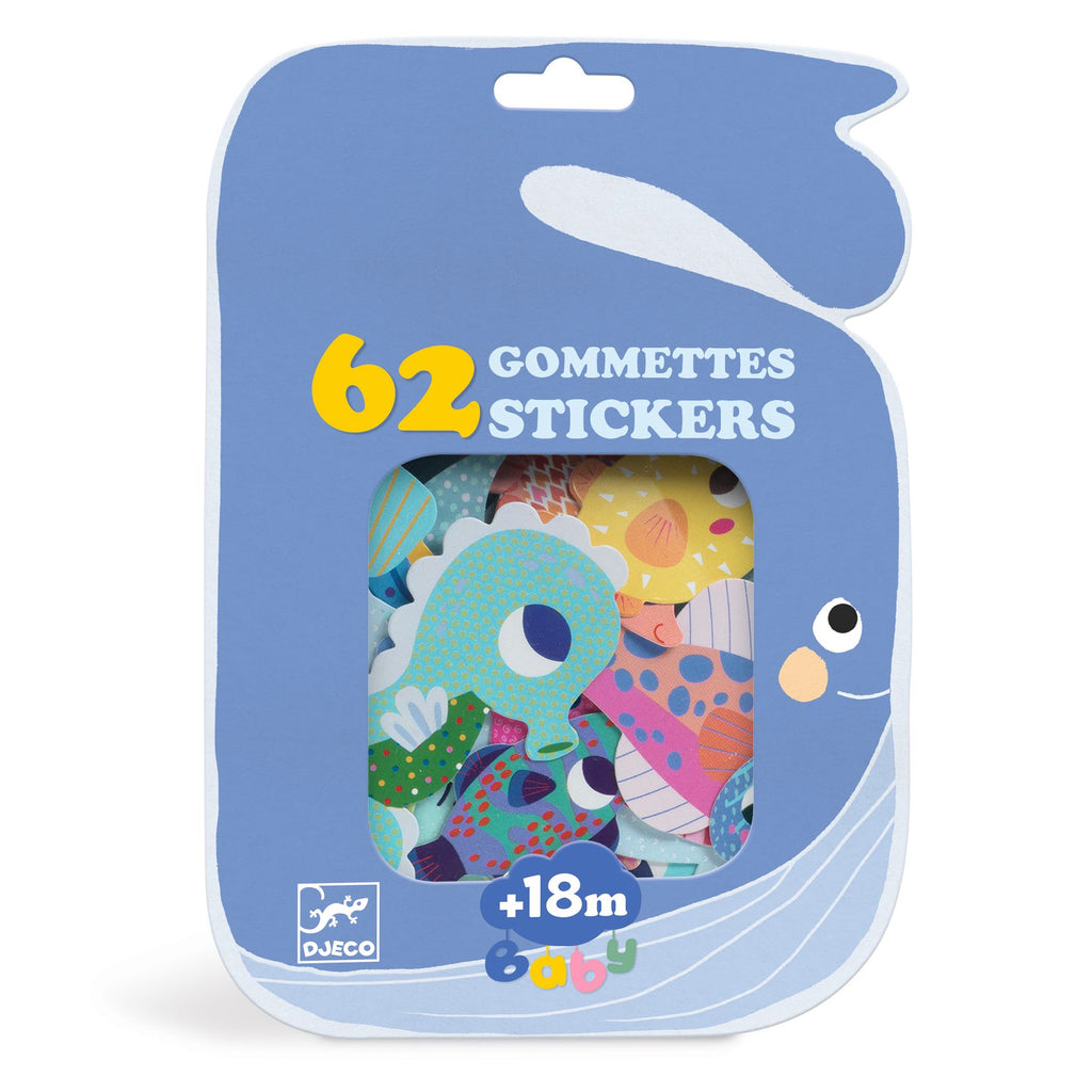 Animais Marinhos | 62 Autocolantes