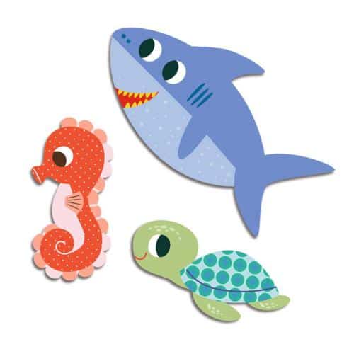 Animais Marinhos | 62 Autocolantes