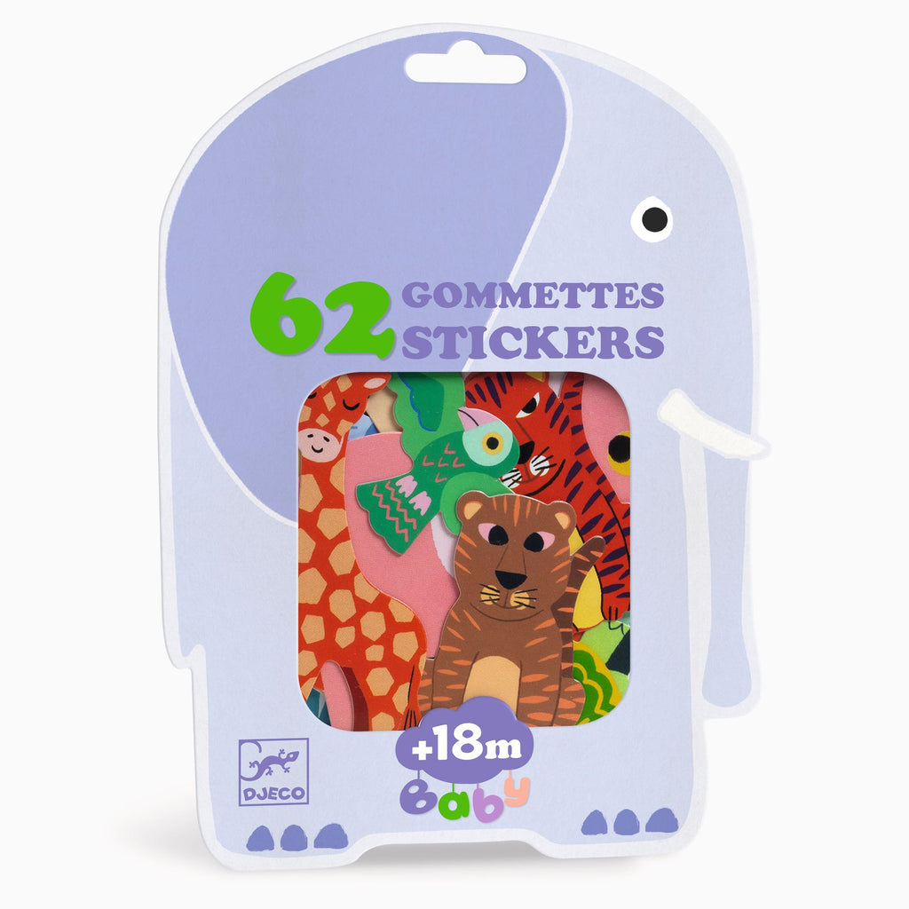 Animais da Savana | 62 Autocolantes