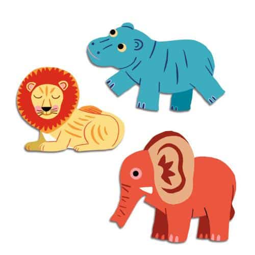 Animais da Savana | 62 Autocolantes