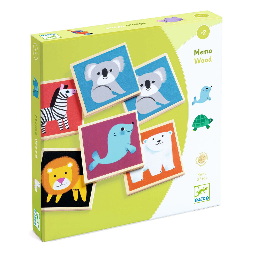 Memo Wood | Jogo de Memória | Animais