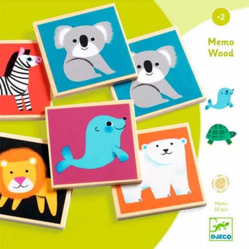Memo Wood | Jogo de Memória | Animais